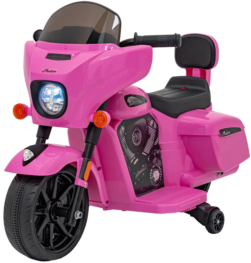 Pink Rožinė Elektrinis motociklas Chopper INDIAN, Rožinė