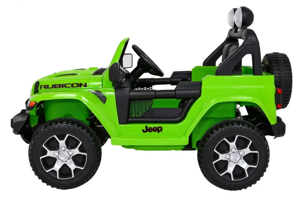 Ramiz Elektromobilis Jeep Wrangler Rubicon, Žalias