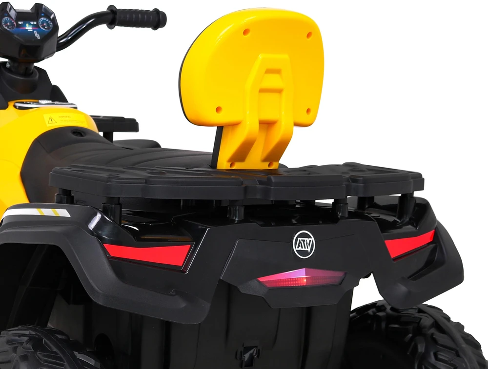 Ramiz Quad XT-Speed vaikams Geltonas + Napęd 4x4 + EVA + Wolny Start + Radio MP3 + LED