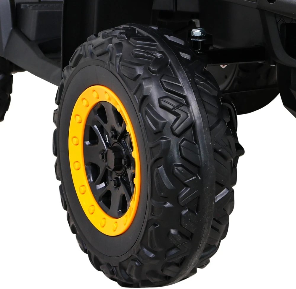 Ramiz Quad XT-Speed vaikams Geltonas + Napęd 4x4 + EVA + Wolny Start + Radio MP3 + LED