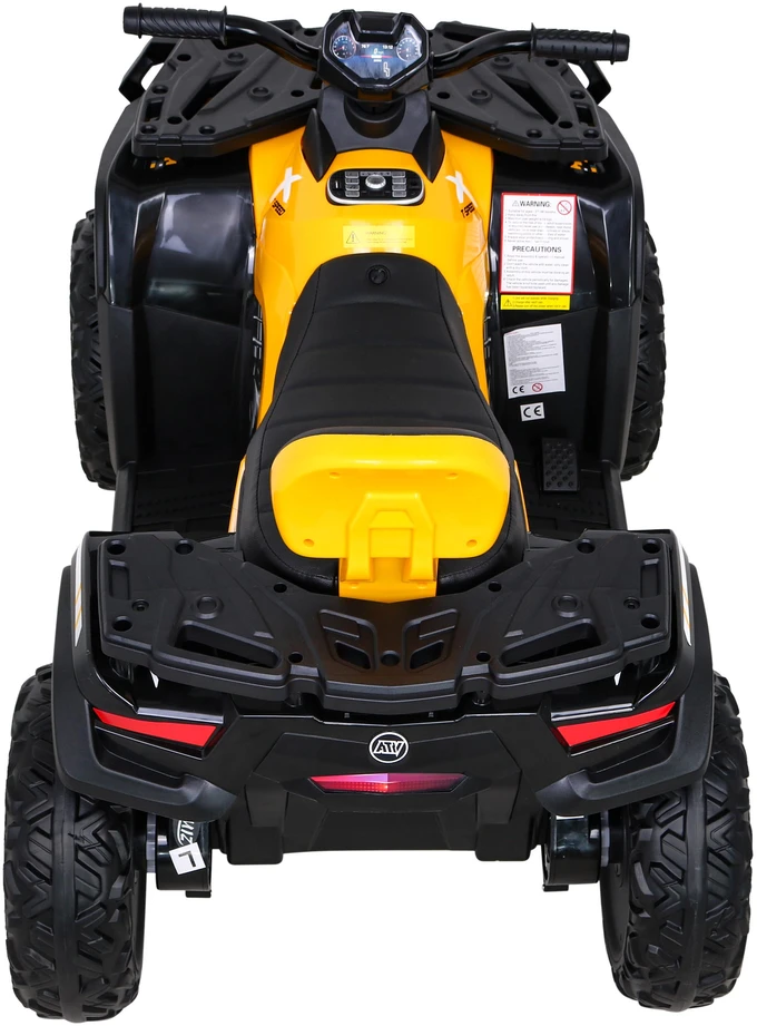 Ramiz Quad XT-Speed vaikams Geltonas + Napęd 4x4 + EVA + Wolny Start + Radio MP3 + LED