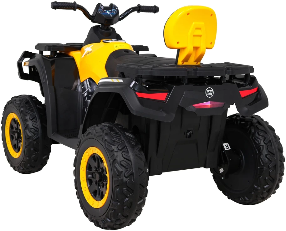 Ramiz Quad XT-Speed vaikams Geltonas + Napęd 4x4 + EVA + Wolny Start + Radio MP3 + LED