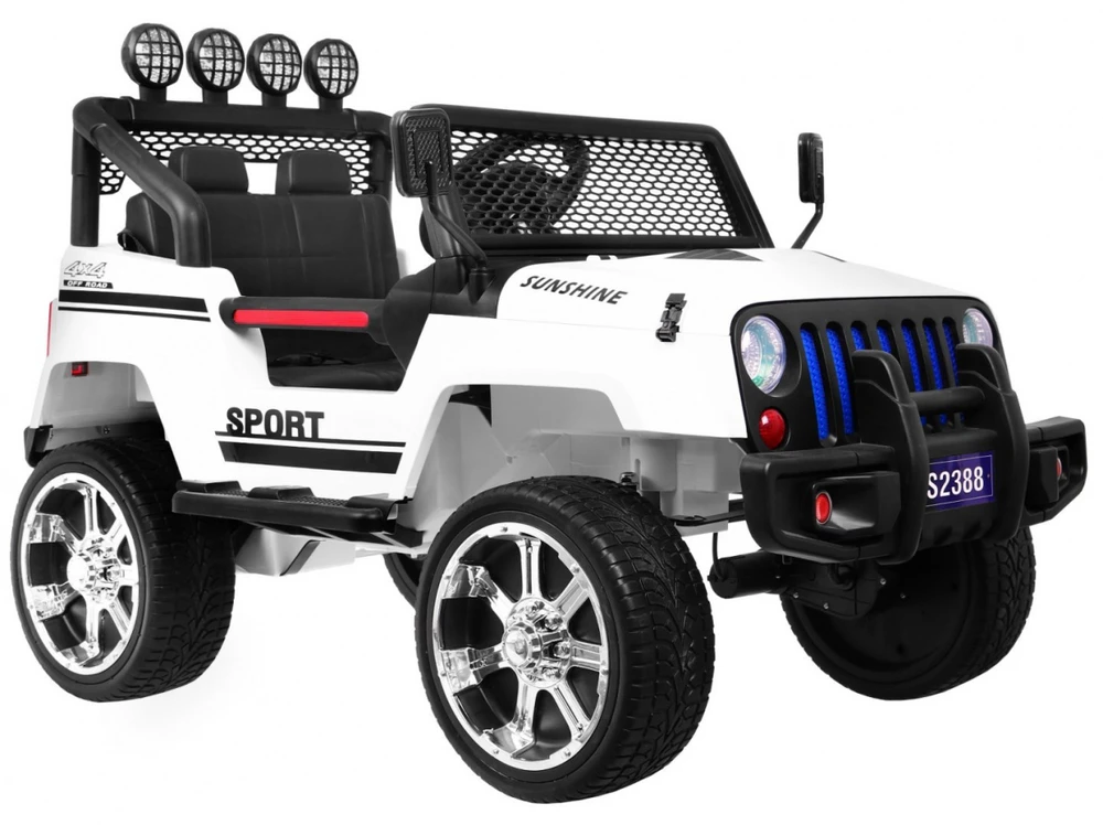 Ramiz Elektromobilis vaikams RAPTOR DRIFTER 4X4 S2388 Baltas