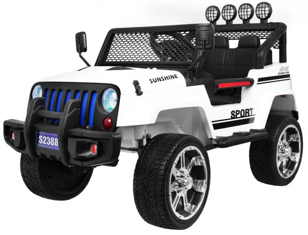 Ramiz Elektromobilis vaikams RAPTOR DRIFTER 4X4 S2388 Baltas