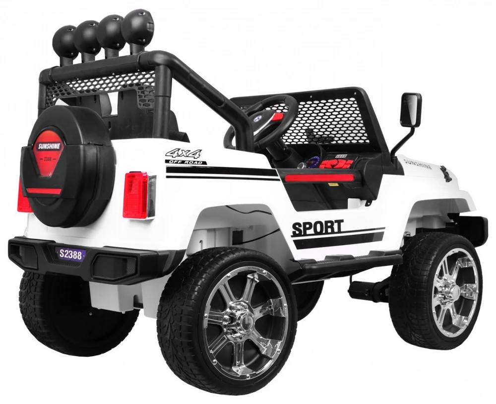 Ramiz Elektromobilis vaikams RAPTOR DRIFTER 4X4 S2388 Baltas