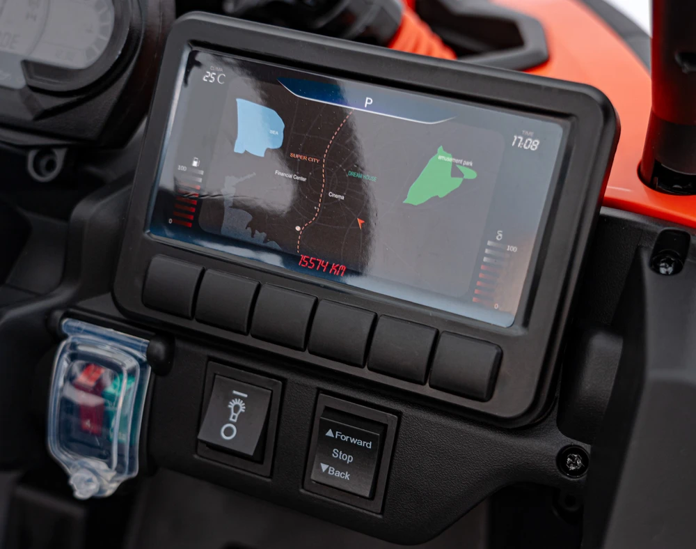 Ramiz Oranžinis Elektrinis Buggy ATV CAN-AM Maverick, Oranžinis