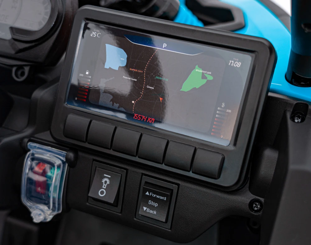Ramiz Mėlyna Elektrinis Buggy ATV CAN-AM Maverick, Mėlyna