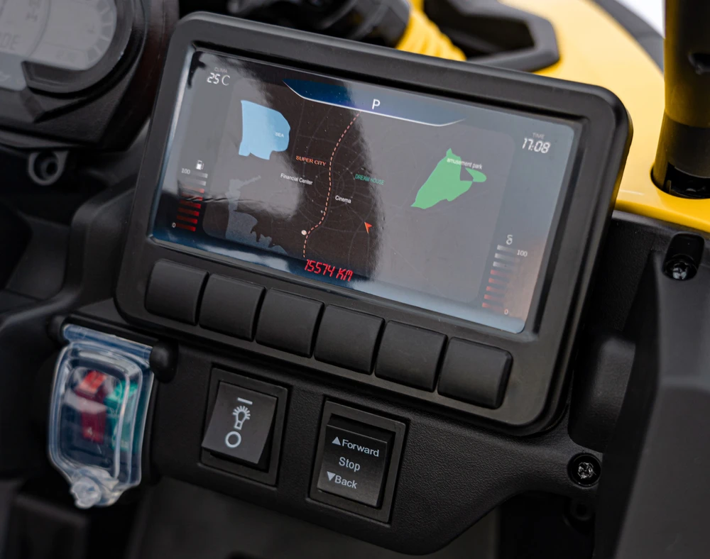 Elektrinis Buggy ATV CAN-AM Maverick, Geltona