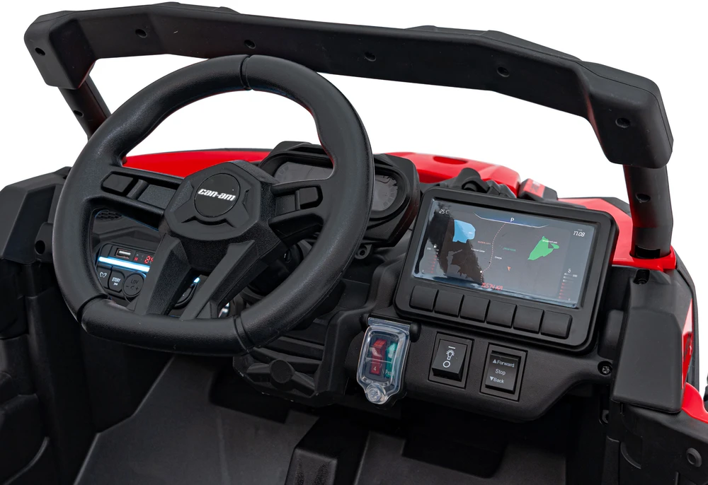 Ramiz Vaikiškas elektrinis keturratis Can-Am Maverick, 24V, EVA ratai, nuo 3 metų