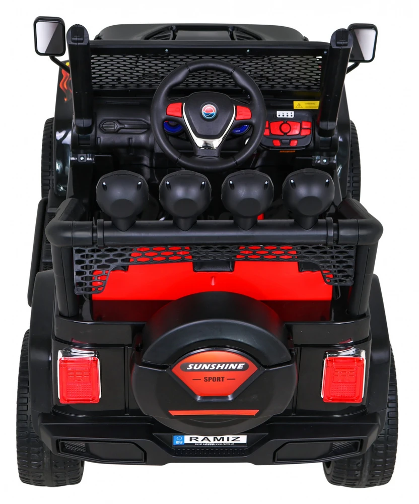 Ramiz Elektromobilis Raptor Drifter 4x4, Flames