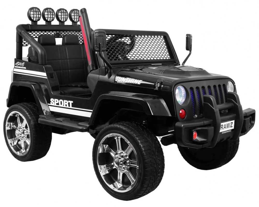 Ramiz Elektromobilis vaikams RAPTOR DRIFTER 4X4 S2388 Juodas