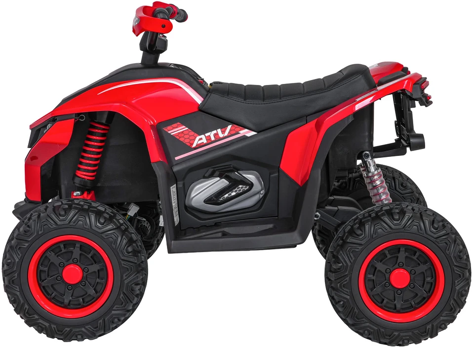Elektrinis keturratis Fast Wheel, Raudona