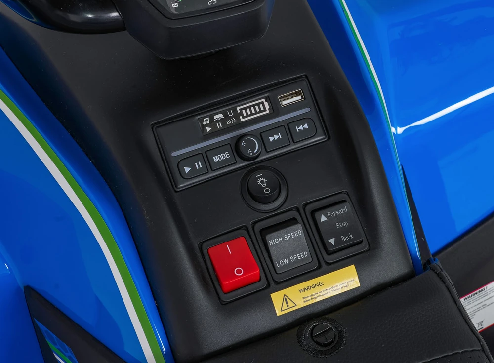 Blue Mėlyna Elektrinis keturratis Fast Wheel, Mėlyna