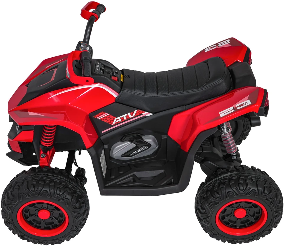 Elektrinis keturratis Fast Wheel, Raudona