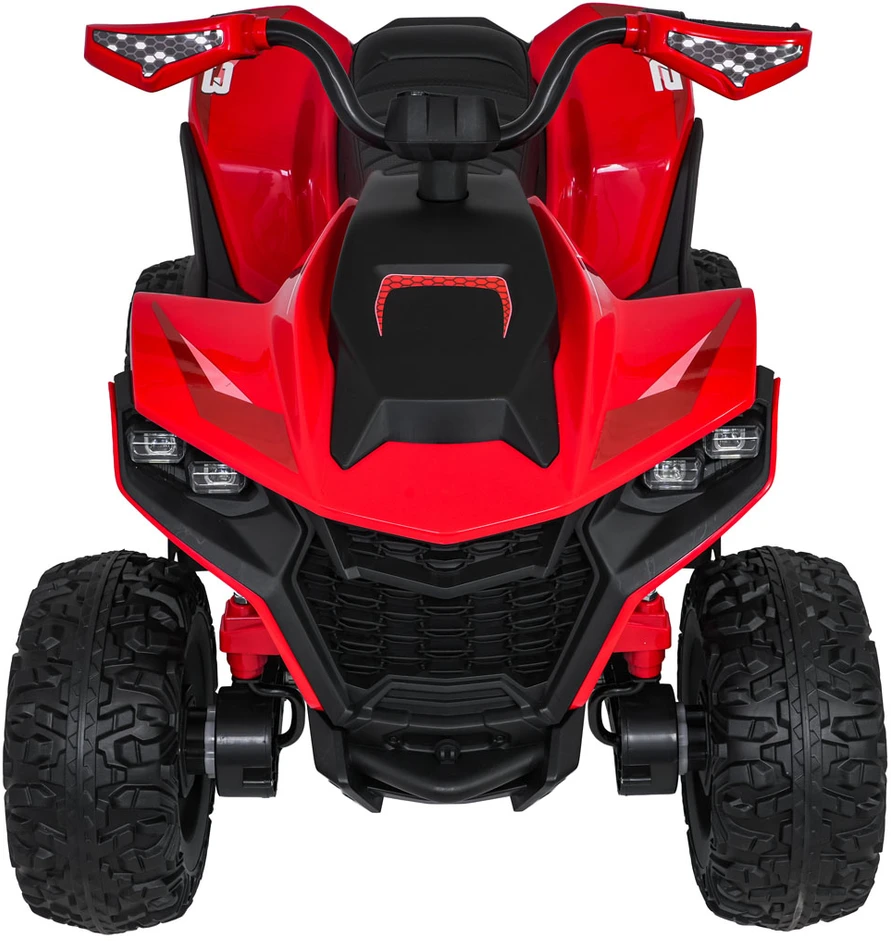Elektrinis keturratis Fast Wheel, Raudona