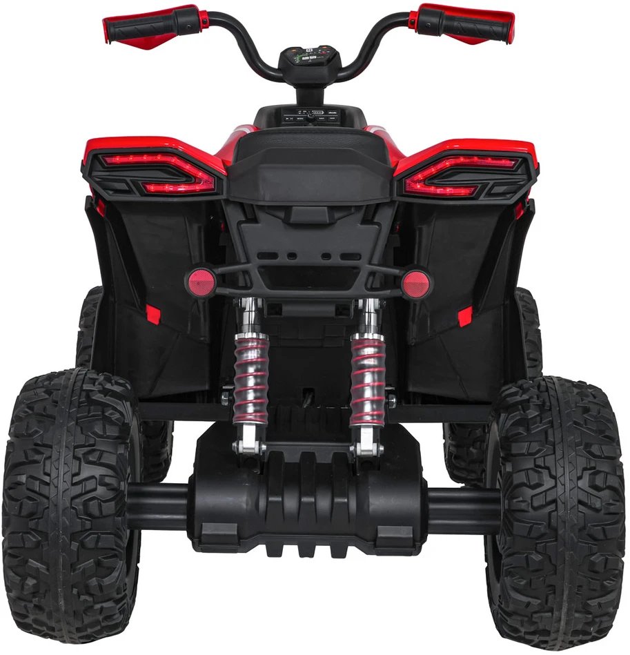 Elektrinis keturratis Fast Wheel, Raudona
