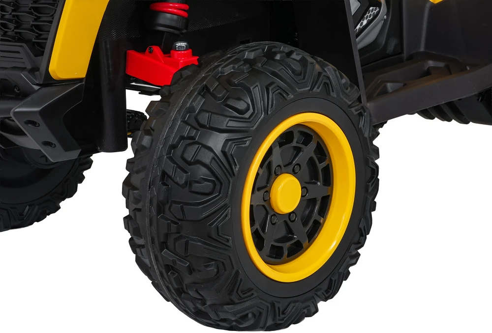 Elektrinis keturratis Fast Wheel, Geltona
