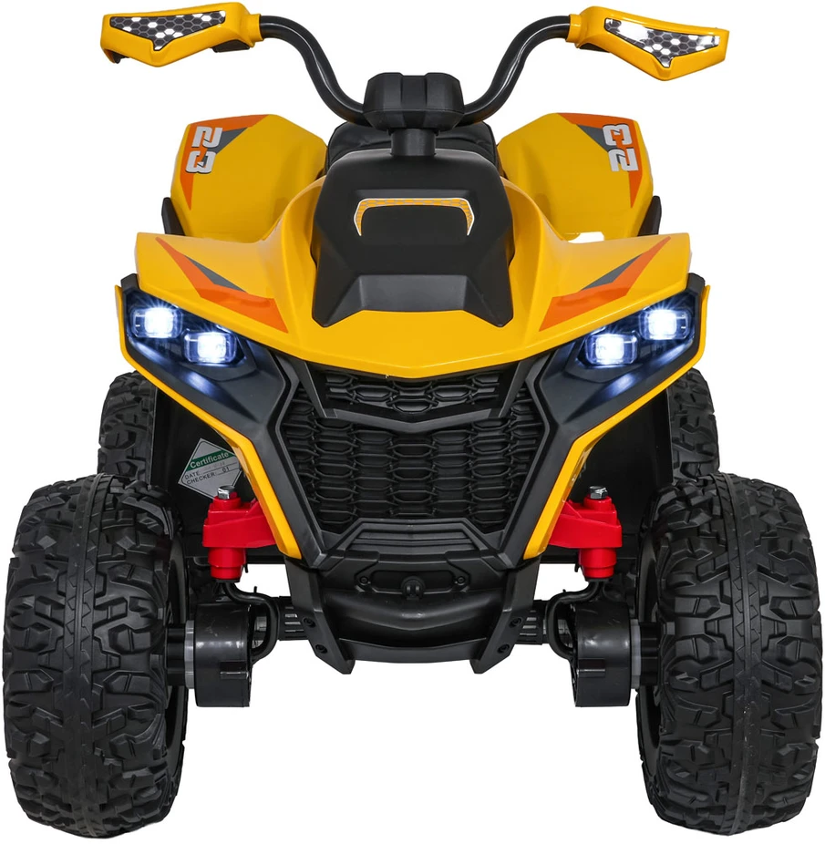 Elektrinis keturratis Fast Wheel, Geltona