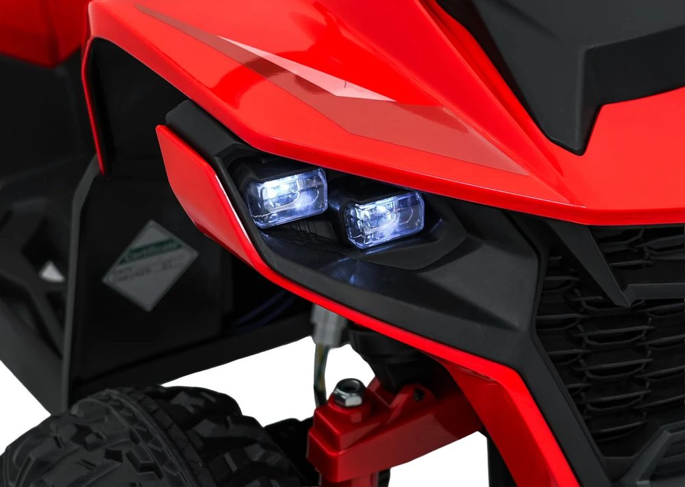Elektrinis keturratis Fast Wheel, Raudona