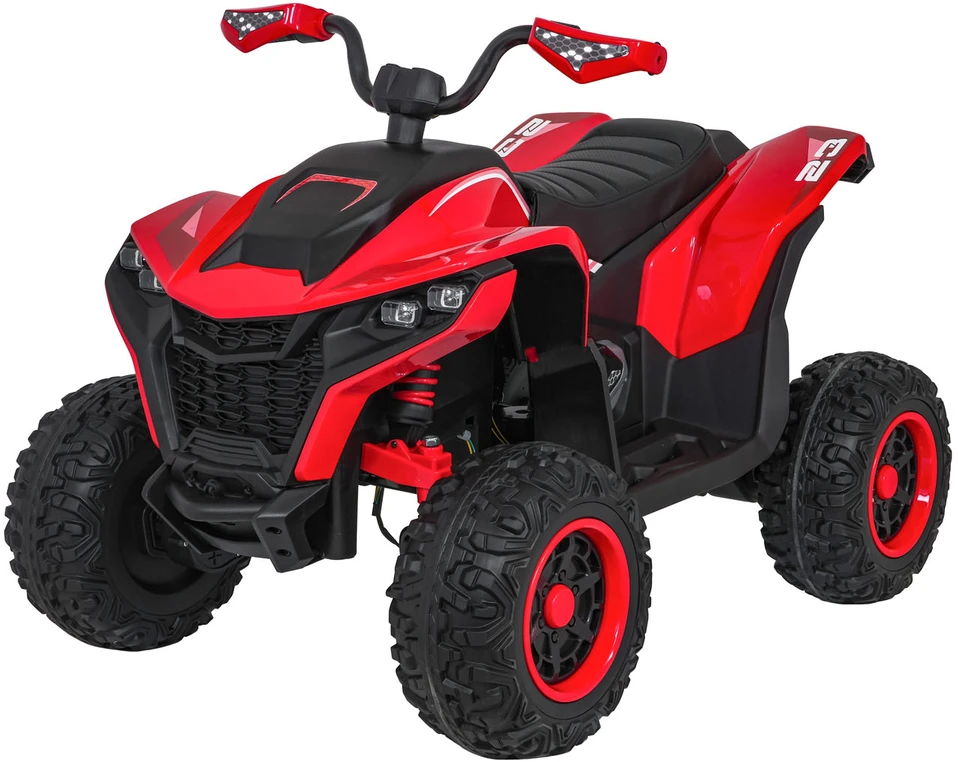 Elektrinis keturratis Fast Wheel, Raudona