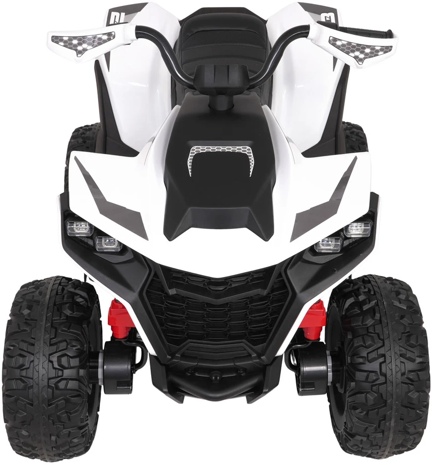 Elektrinis keturratis Fast Wheel, Baltas