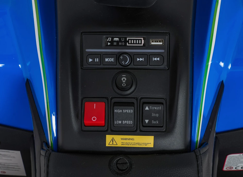 Blue Mėlyna Elektrinis keturratis Fast Wheel, Mėlyna