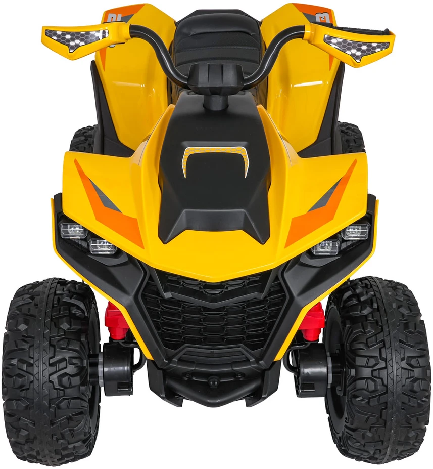 Elektrinis keturratis Fast Wheel, Geltona