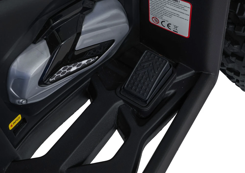 Elektrinis keturratis Fast Wheel, Raudona