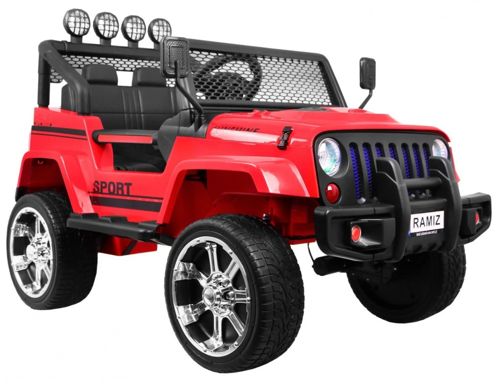 Ramiz Elektromobilis vaikams RAPTOR DRIFTER 4X4 S2388 RAUDONAS