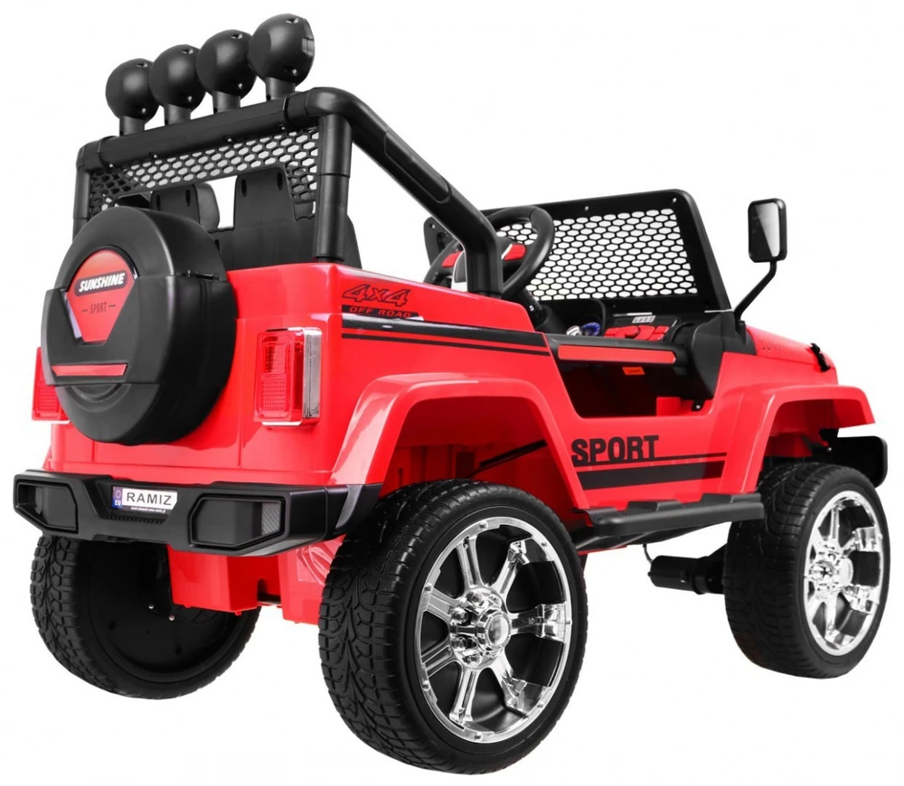 Ramiz Elektromobilis vaikams RAPTOR DRIFTER 4X4 S2388 RAUDONAS