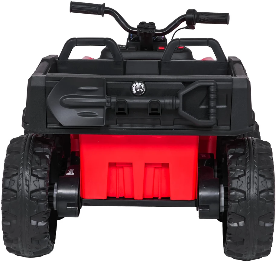 Dvivietis elektrinis keturratis Extreme Sport TX ATV 4x4, Raudona