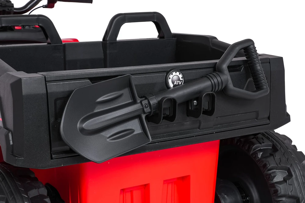 Dvivietis elektrinis keturratis Extreme Sport TX ATV 4x4, Raudona