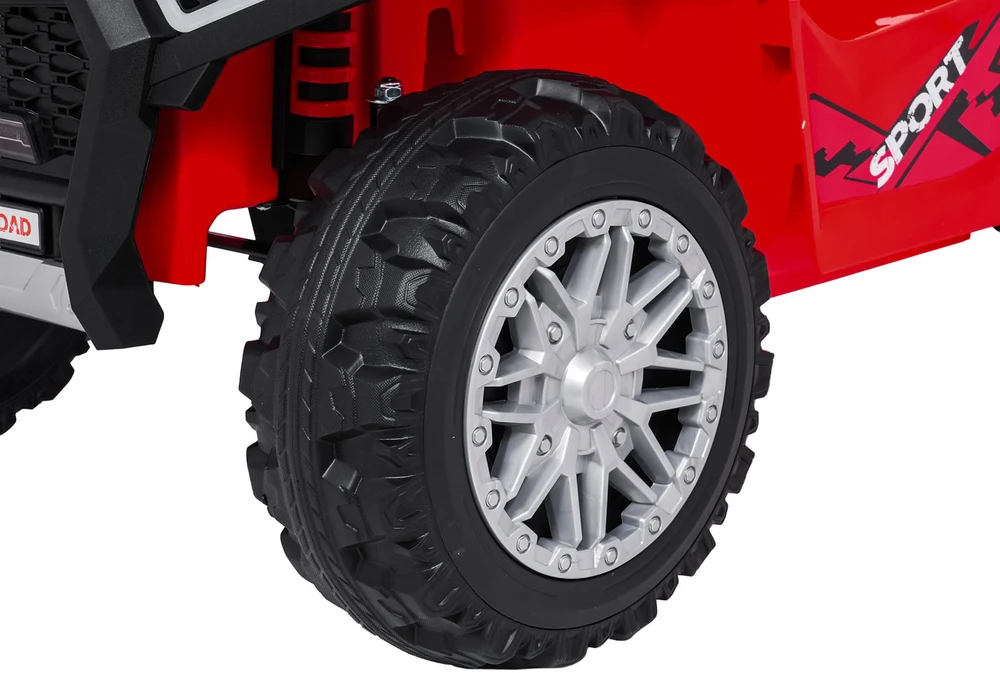 Dvivietis elektrinis keturratis Extreme Sport TX ATV 4x4, Raudona