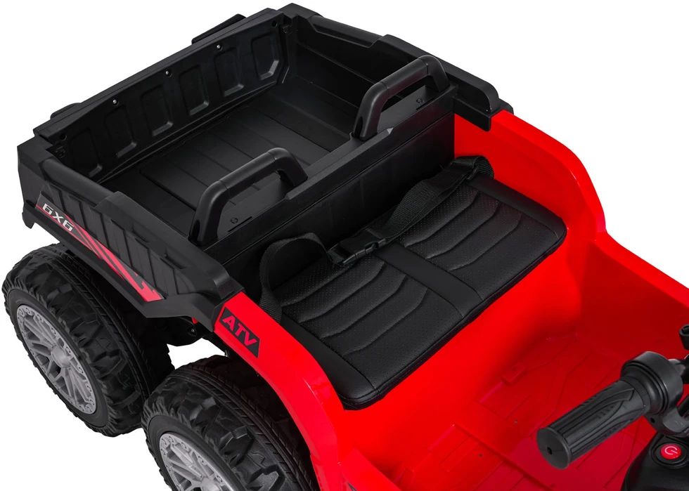 Dvivietis elektrinis keturratis Extreme Sport TX ATV 4x4, Raudona