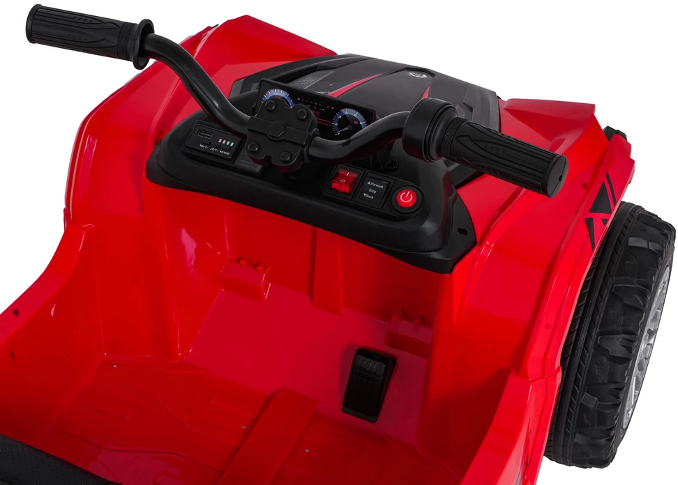 Dvivietis elektrinis keturratis Extreme Sport TX ATV 4x4, Raudona