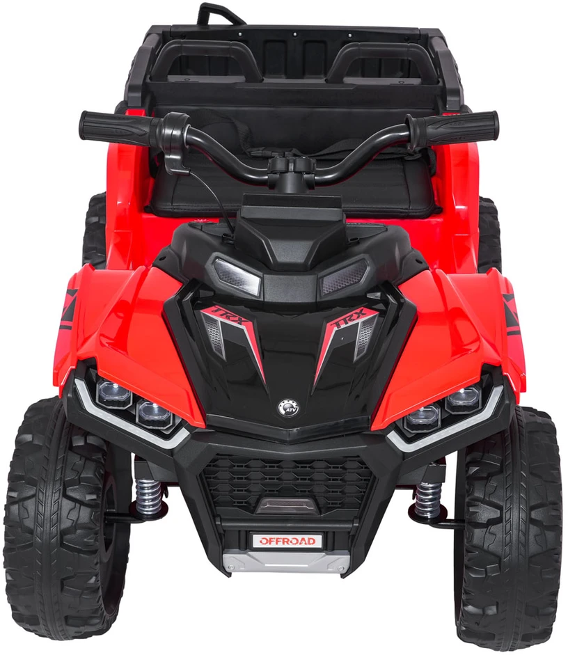 Dvivietis elektrinis keturratis Extreme Sport TX ATV 4x4, Raudona