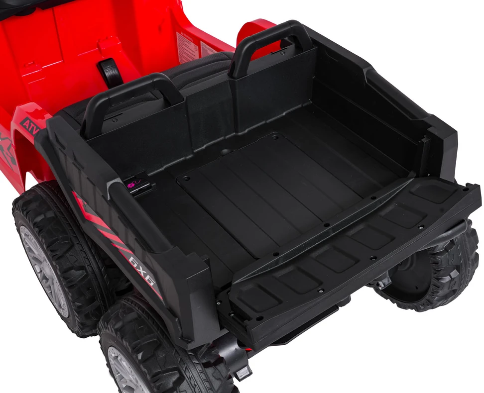 Dvivietis elektrinis keturratis Extreme Sport TX ATV 4x4, Raudona