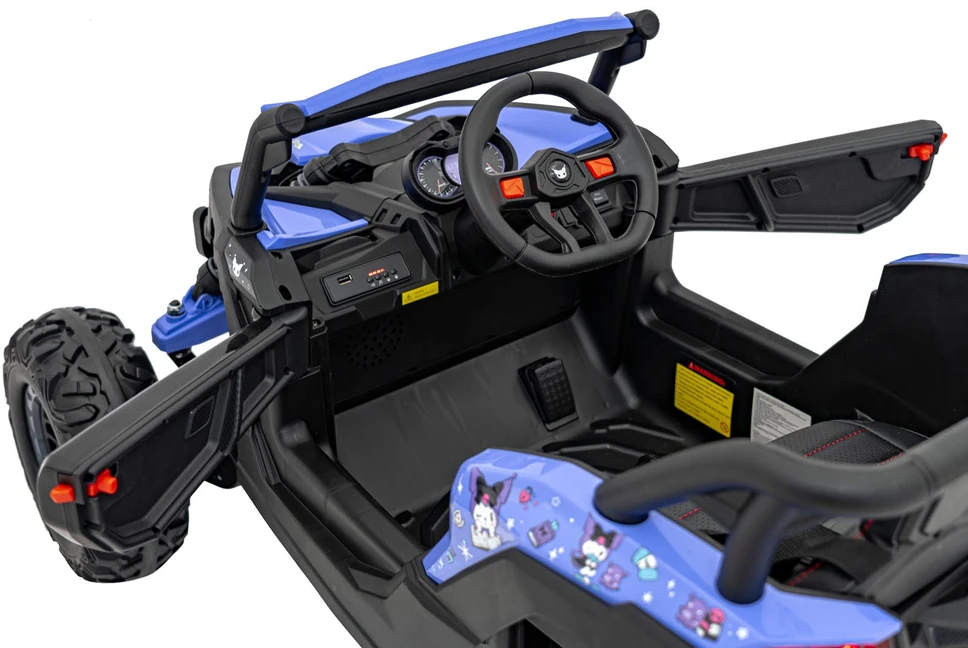 Elektrinis Buggy ATV Defend 4x4, Violetinė
