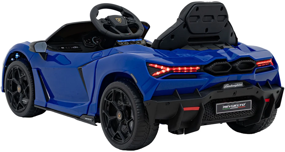 Mėlyna Elektromobilis Lamborghini Revuelto, Mėlyna