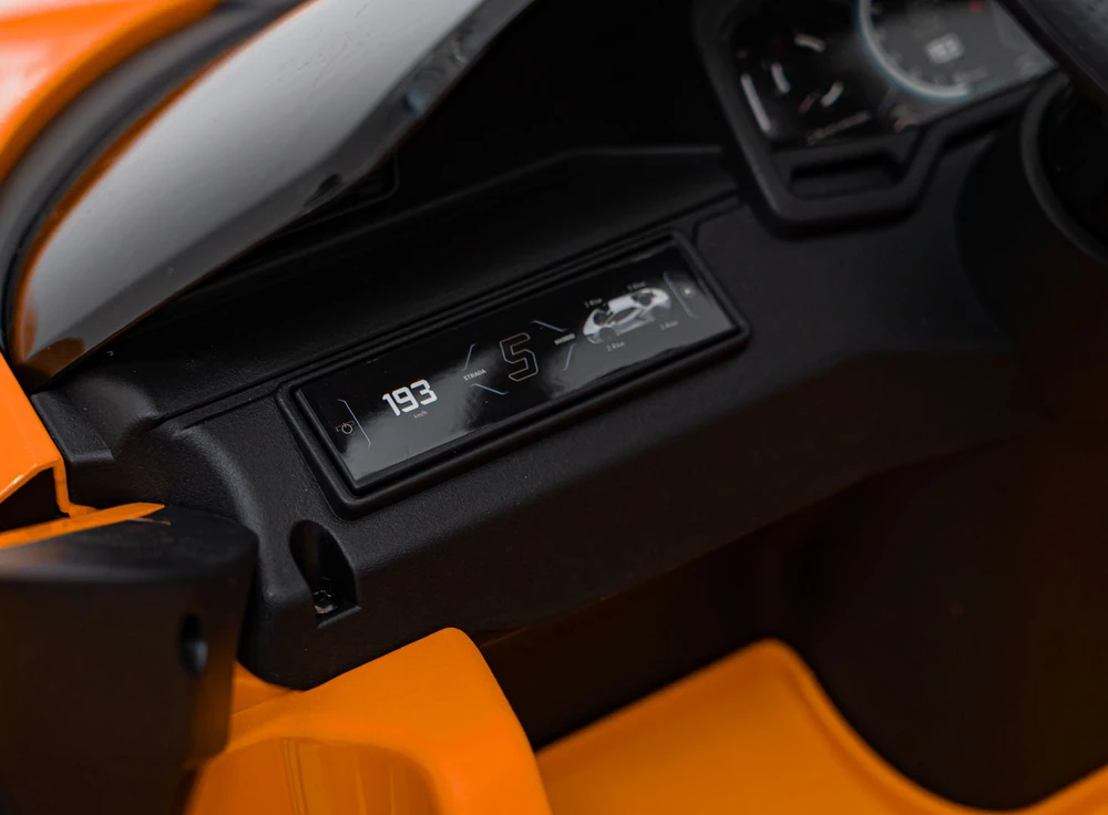 Oranžinis Elektromobilis Lamborghini Revuelto, Oranžinis
