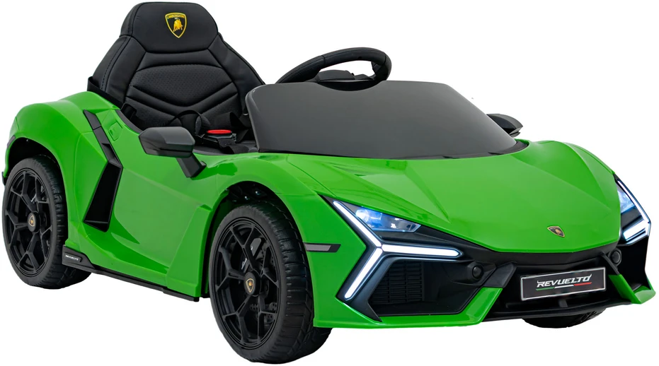 Ramiz Elektromobilis Lamborghini Revuelto, Žalias