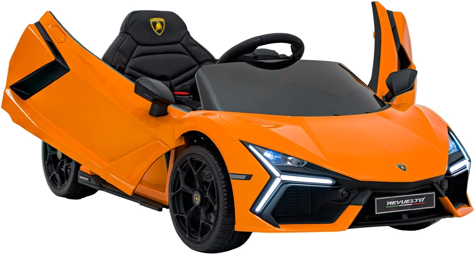 Oranžinis Elektromobilis Lamborghini Revuelto, Oranžinis