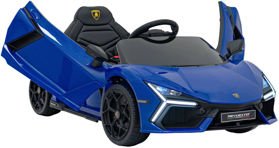Mėlyna Elektromobilis Lamborghini Revuelto, Mėlyna