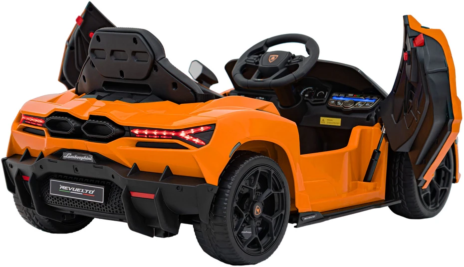 Oranžinis Elektromobilis Lamborghini Revuelto, Oranžinis