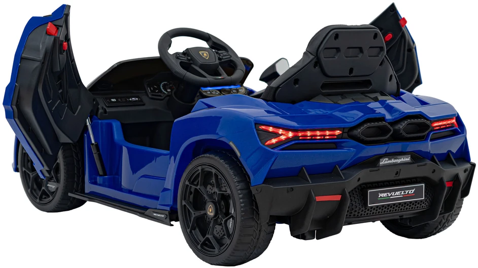 Mėlyna Elektromobilis Lamborghini Revuelto, Mėlyna