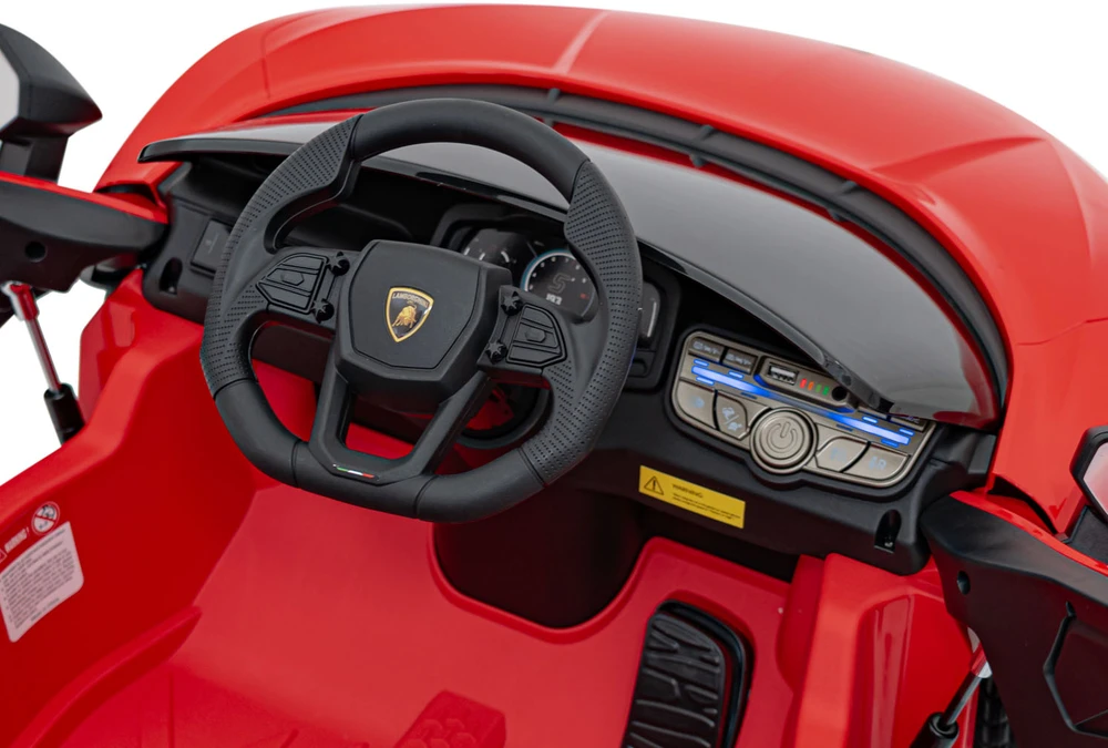 Ramiz Elektromobilis Lamborghini Revuelto, Raudona