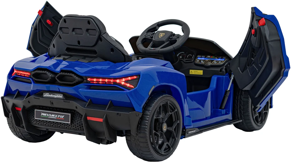 Mėlyna Elektromobilis Lamborghini Revuelto, Mėlyna
