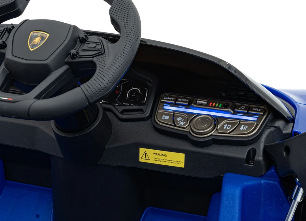 Mėlyna Elektromobilis Lamborghini Revuelto, Mėlyna