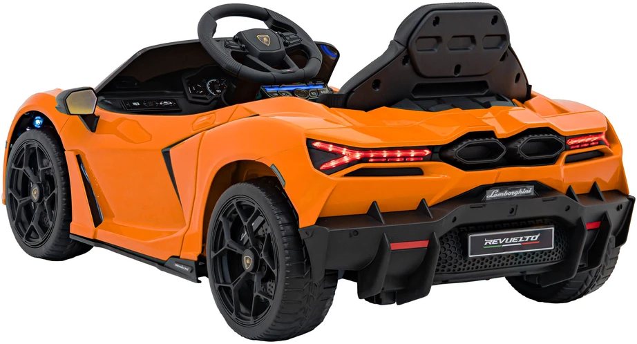 Oranžinis Elektromobilis Lamborghini Revuelto, Oranžinis