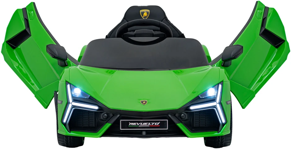 Ramiz Elektromobilis Lamborghini Revuelto, Žalias